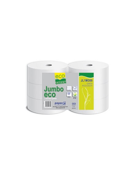 IGIENICA JUMBO MAXI 300 MT ECOGREEN (6 rotoli)