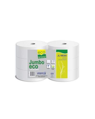 IGIENICA JUMBO MAXI 300 MT ECOGREEN (6 rotoli)