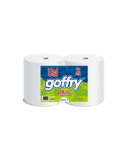 BOBINA GOFFRY ULTRA IN CELLULOSA (2 rotoli)