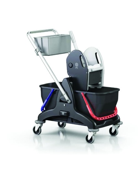 BIS CARRELLO 2 SECCHI da 25 LT CON STRIZZATORE