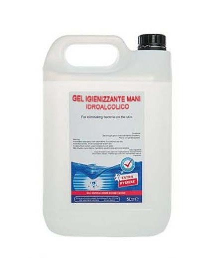 GEL IGIENIZZANTE MANI IDROALCOLICO 5lt