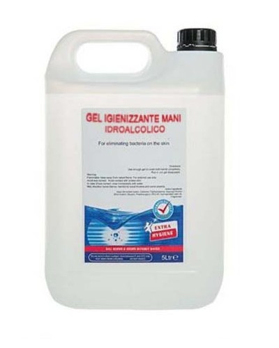 GEL IGIENIZZANTE MANI IDROALCOLICO 5lt