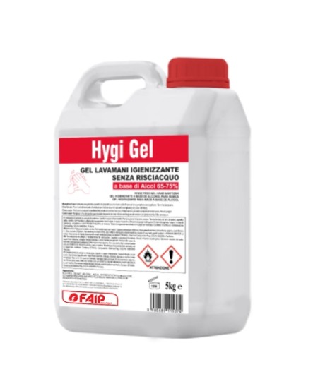 GEL IGIENIZZANTE MANI IDROALCOLICO 5lt