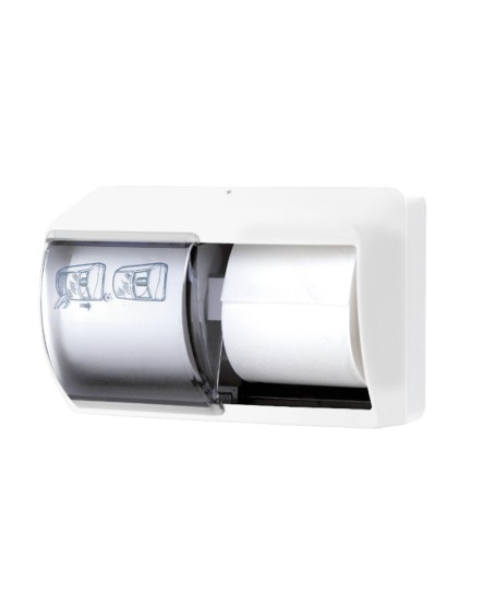 DISPENSER CARTA IGIENICA doppio rotolo