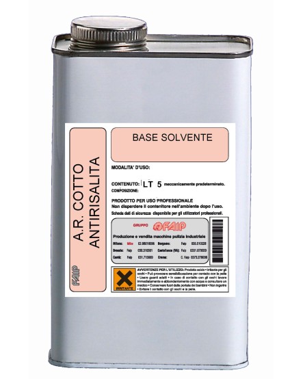 A.R.COTTO ANTIRISALITA A BASE SOLVENTE LT 5