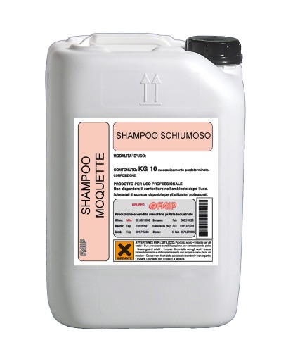 SHAMPOO MOQUETTE - SCHIUMOSO - KG 10