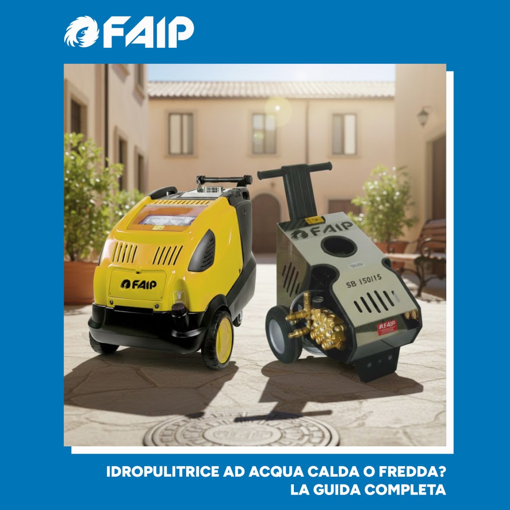 Meglio un’idropulitrice professionale ad acqua calda o ad acqua fredda? 