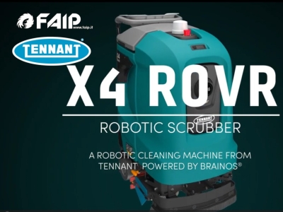 Tennant X4 ROVR Robotic Scrubber Dryer Overview